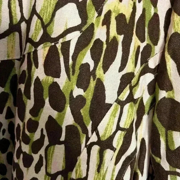 Vintage Bob Mackie Linen Studio Jacket in fabulous Print Size  12 - Picture 5 of 10